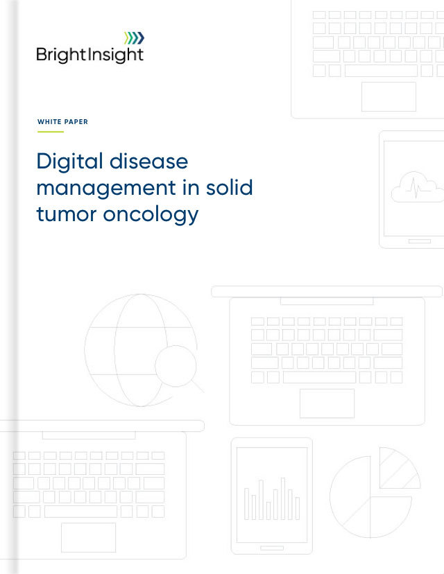 White paper digital disease management in solid tumor oncology pretty cover