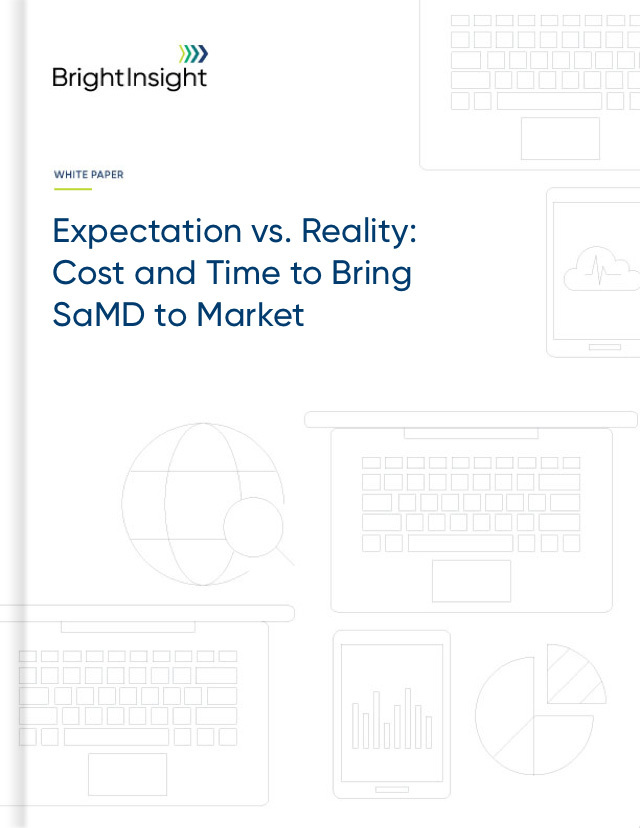 White paper expectation vs reality cost and time to bring samd to market pretty cover